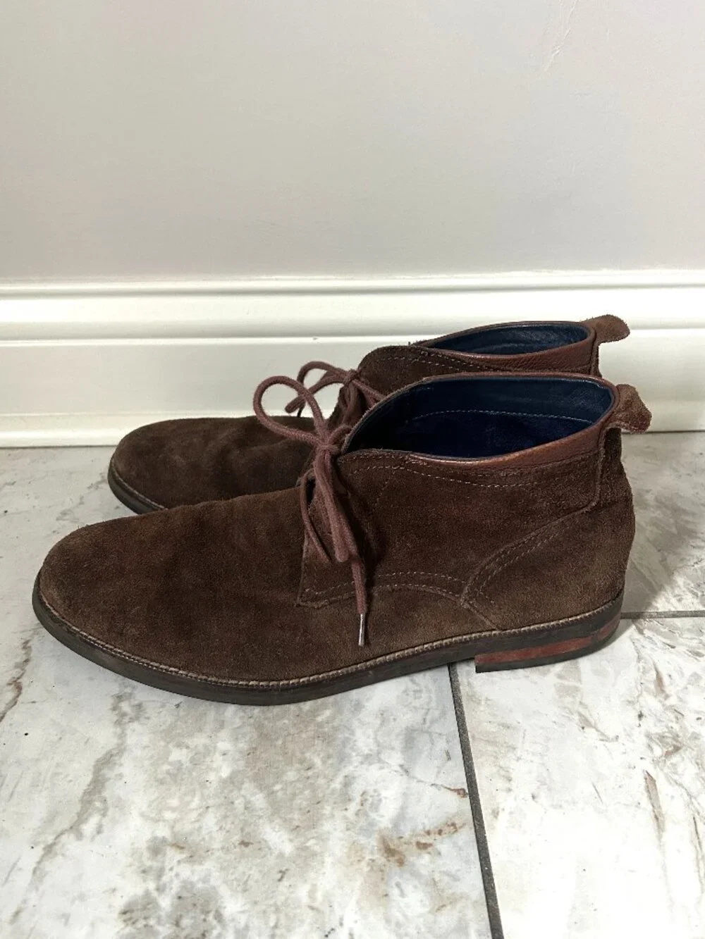 Cole Haan Ogden Stitch Chukka II Mens 10M Brown Suede Desert Boots C26393